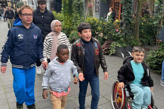 Ausflug der Kinderdialyse ins Phantasialand